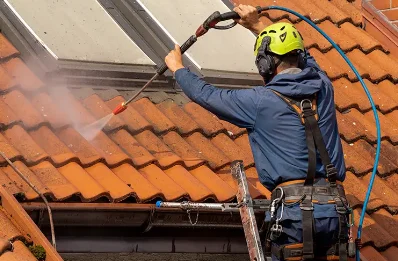 Démoussage et hydrofuge de toiture à Roquefort